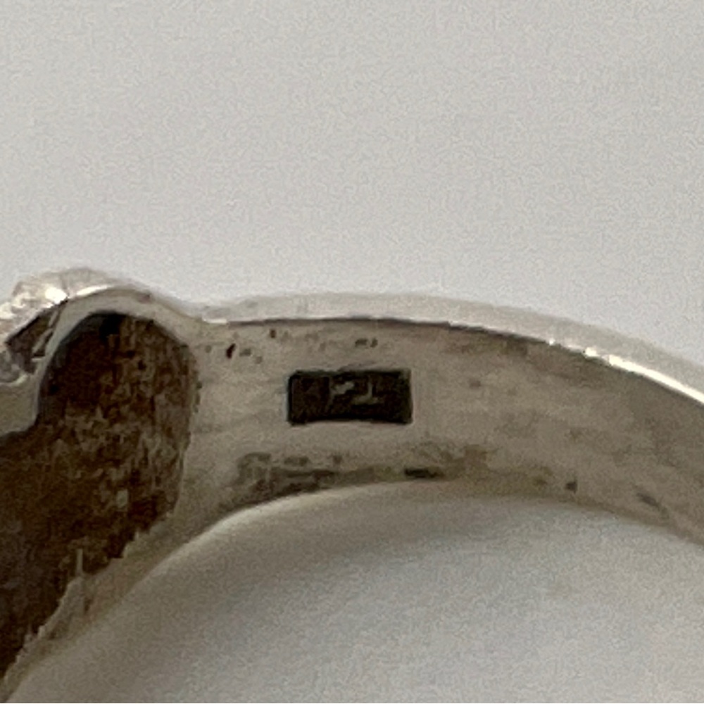 Floral 925 Sterling Silver Ring - Sz 5.75 - Picture 5 of 7